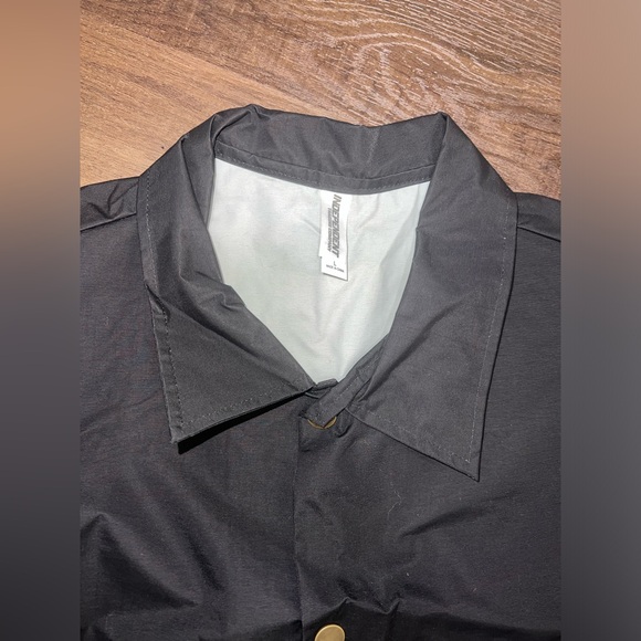 NWOT Independent Trading Company Black Water Resistant Raincoat - Picture 4 of 10